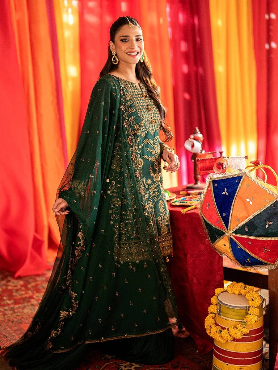 Salitex | Shehnai Festive | JI038 by Maria Faisal - Registered Vendor of : Salitex - type : Ladies Clothes - 100% original wedding dresses