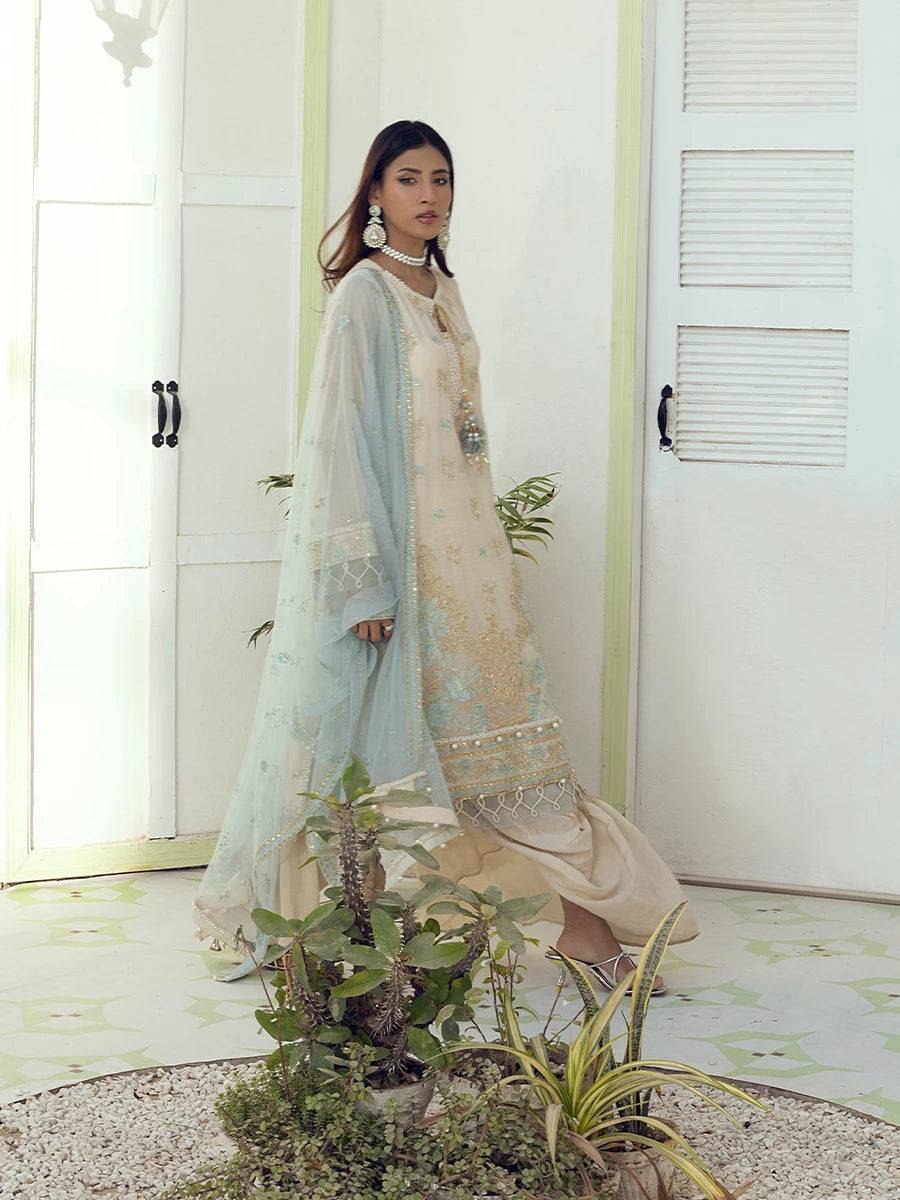 Salitex | Signature Festive Chiffon | NO005 by Maria Faisal - Registered Vendor of : Salitex - type : Ladies Clothes - 100% original wedding dresses