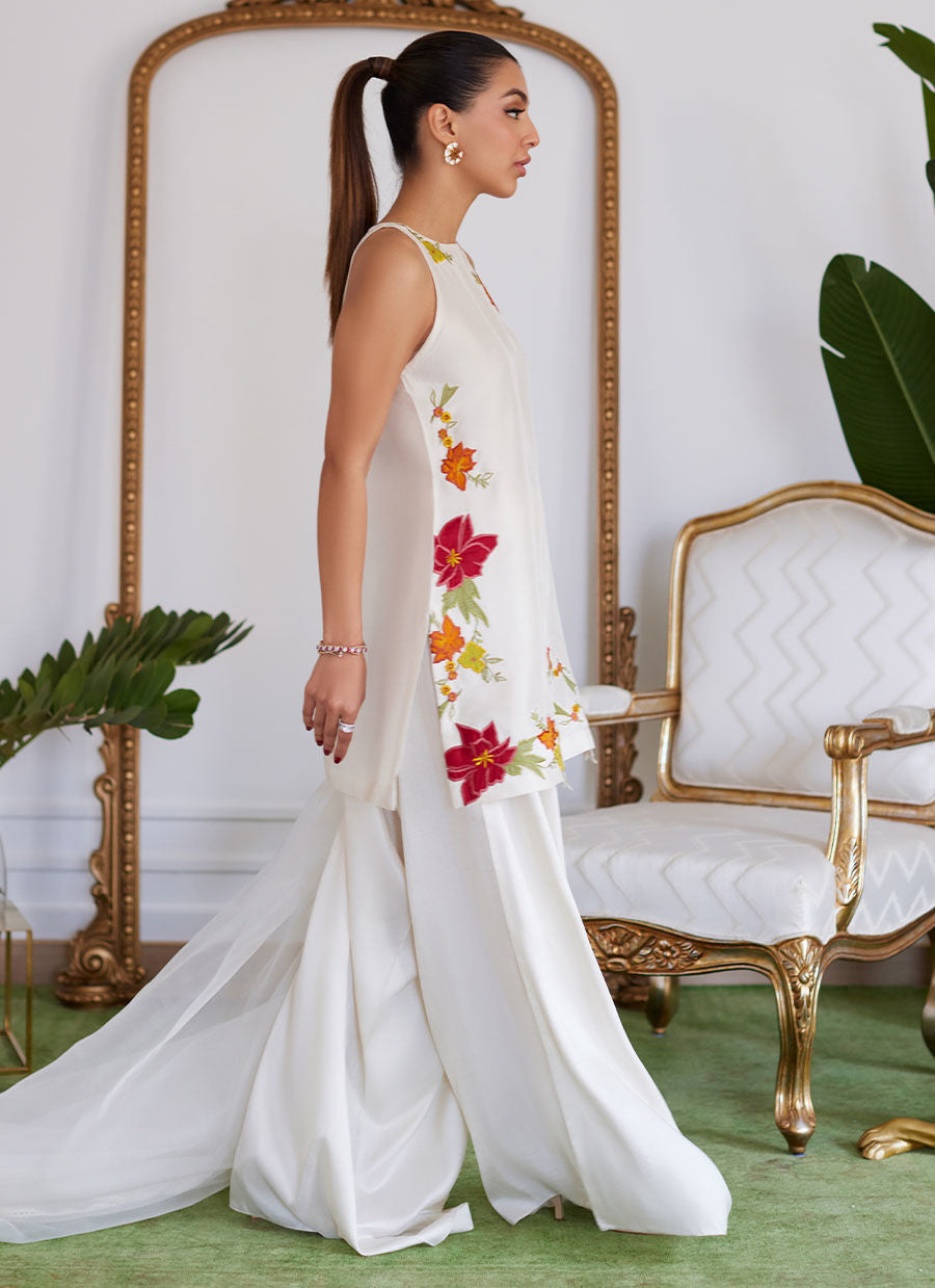 Farah Talib Aziz | Luna Eid Collection 24 | JULIET IVORY - Luxury