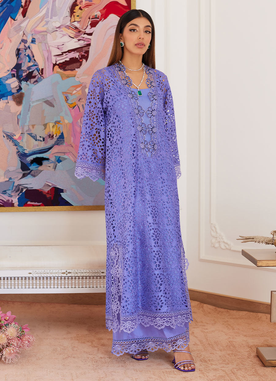 Farah Talib Aziz | Luna Eid Collection 24 | EVANTHIA PERIWINKLE - Ladies Clothes - Maria Faisal
