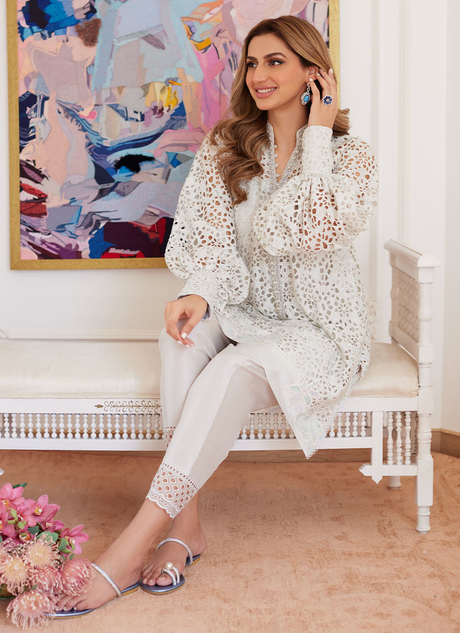 Farah Talib Aziz | Luna Eid Collection 24 | OPHELIA IVORY - Ladies Clothes - Maria Faisal