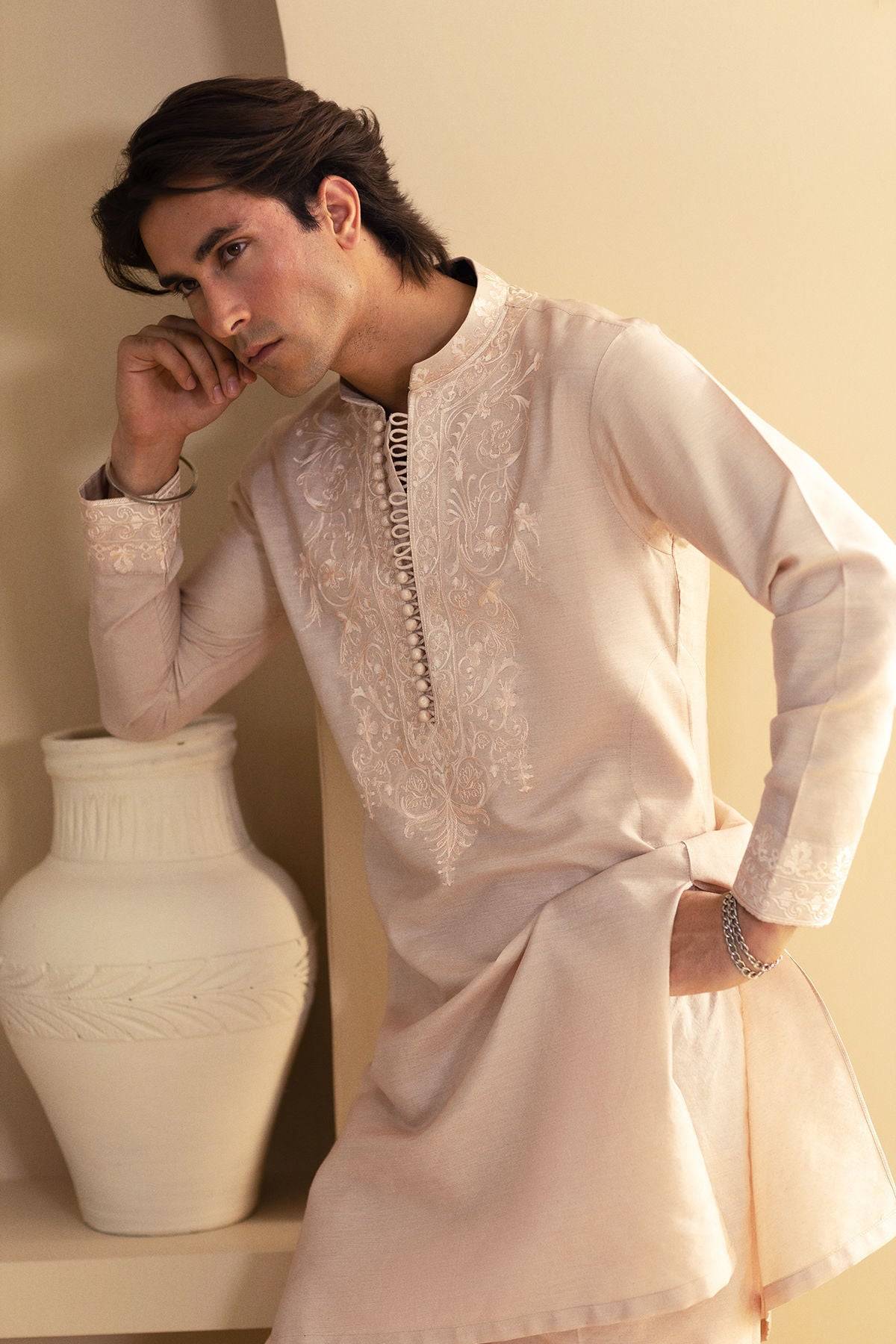 Annus Abrar | Eid Elemental Festive | Mahboud by Maria Faisal - Registered Vendor of : Annus Abrar - type : MensWear - 100% original wedding dresses