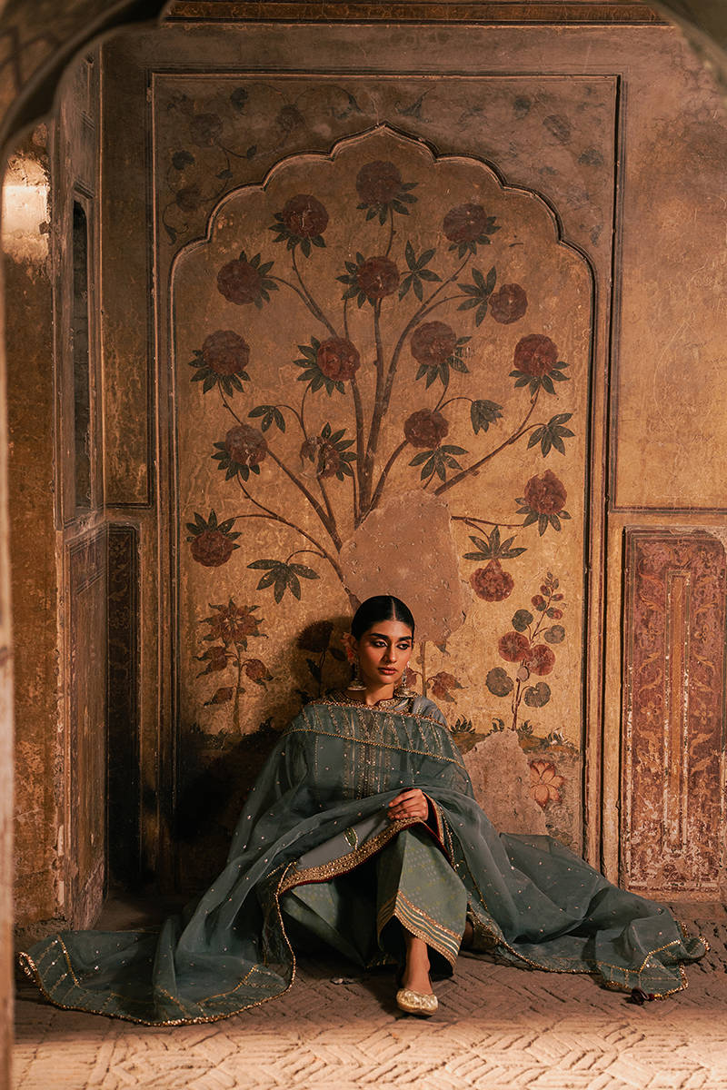 MNR | Guftagu Eid e Bahar | Tehzeeb - Luxury Dress - available at Maria Faisal in UK and USA.