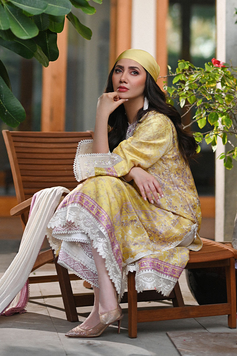 Ansab Jahangir | Digital Silk | Paloma Shirt and Dupatta - Ladies Clothes - Maria Faisal