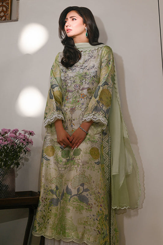 Ansab Jahangir | Digital Silk | Lyra Shirt and Dupatta - Ladies Clothes - Maria Faisal