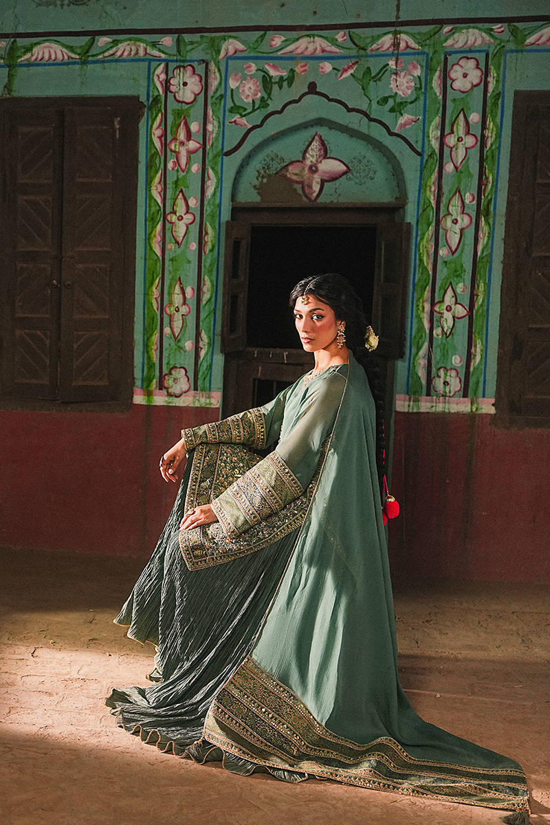 MNR | Farid Manzil Luxury Pret 26 | Gul-e-Sabz - Formal Dress - available at Maria Faisal in UK and USA.