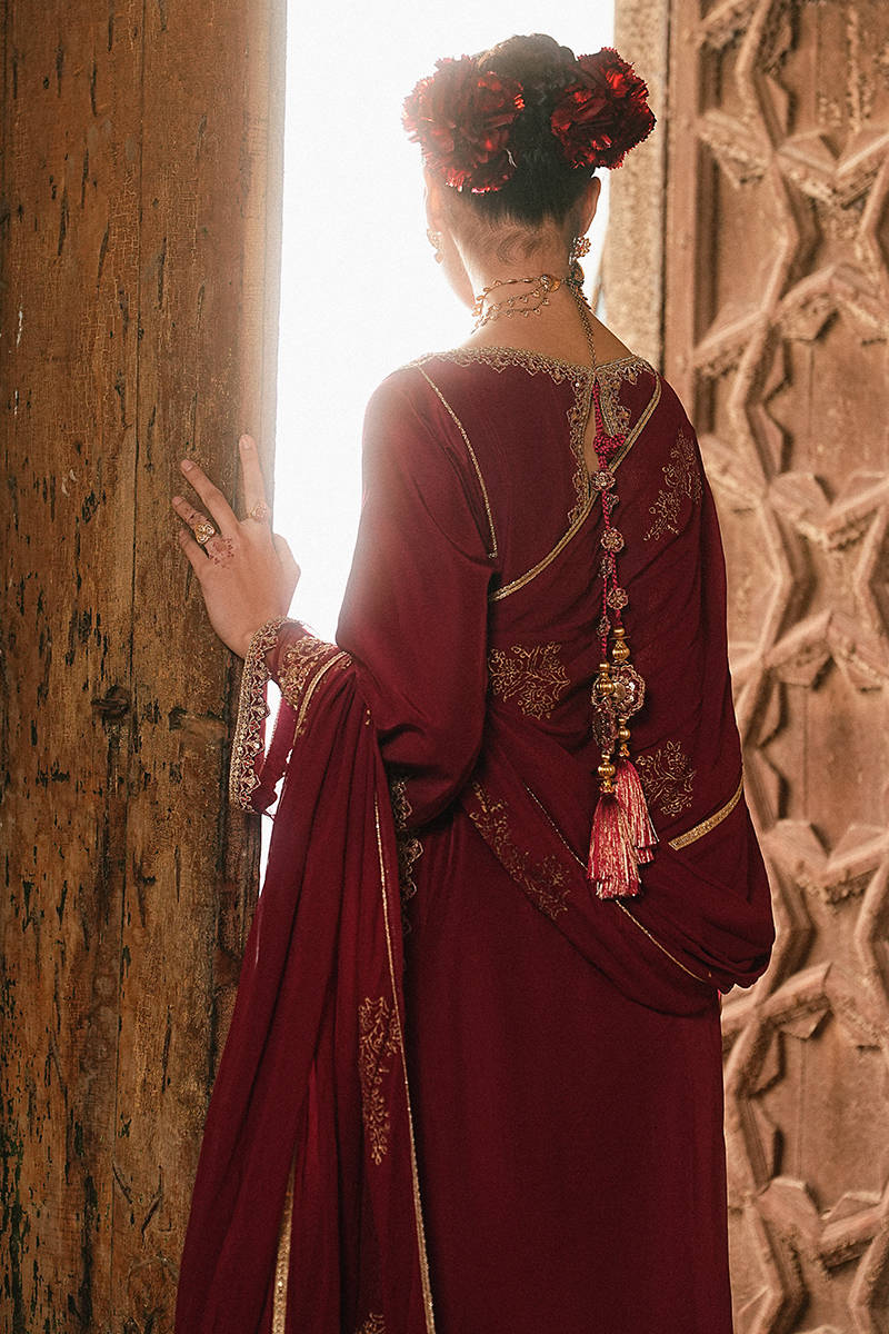 MNR | Farid Manzil Luxury Pret 26 | Mehk-e-Laal - Formal Dress - available at Maria Faisal in UK and USA.