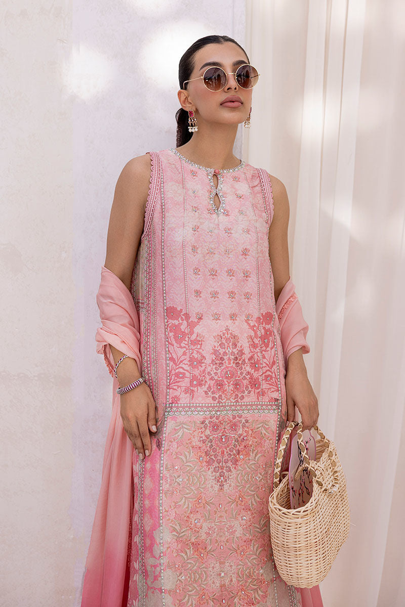 Ansab Jahangir | Digital Silk | Zoya Shirt And Dupatta - Ladies Clothes - Maria Faisal