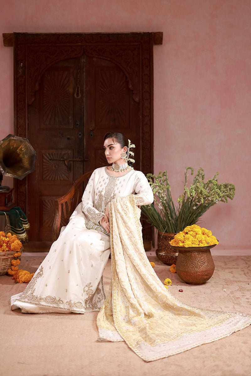 Ansab Jahangir | The Rani Edit | Zainab - Bridal Dress - available at Maria Faisal in UK and USA.