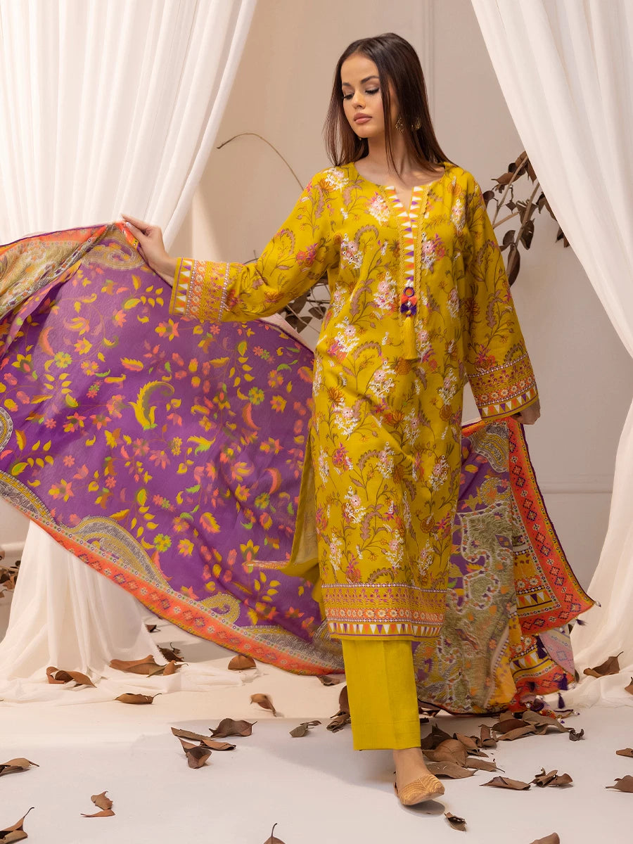 Salitex | Khaddar 24 |  K-05 - Ladies Clothes - Maria Faisal