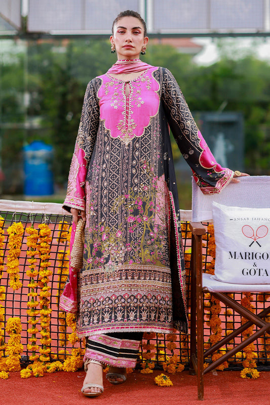 Ansab Jahangir | Marigold and Gota | Laraib - Ladies Clothes - Maria Faisal