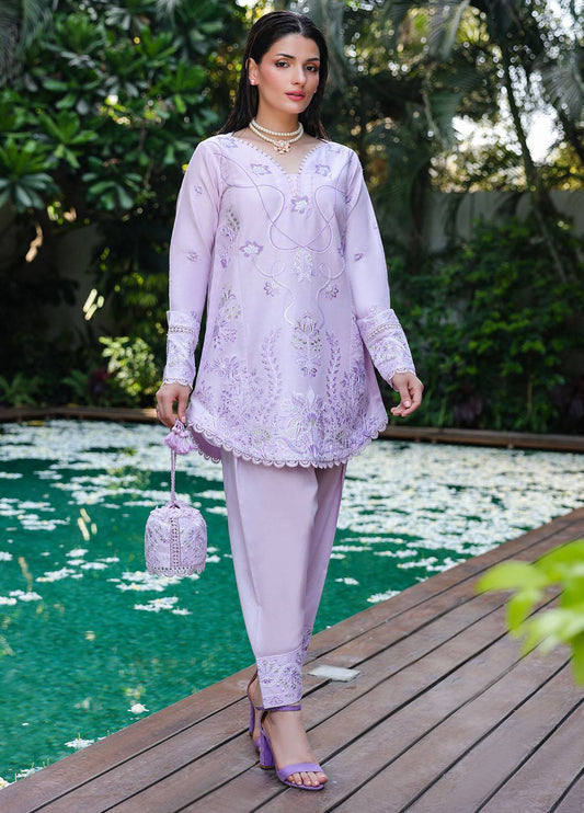 Sahane | Lovent Embroidered Pret 25 | ME23008 Lily by Maria Faisal - Registered Vendor of : Sahane - type : Ladies Clothes - 100% original wedding dresses