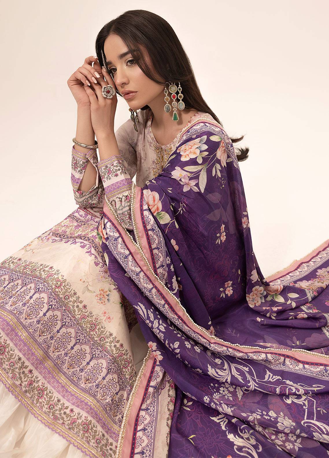 Sahane | Suay Silk Handwork Edit | CT-15003 KAIA - SUAY by Maria Faisal - Registered Vendor of : Sahane - type : Ladies Clothes - 100% original wedding dresses