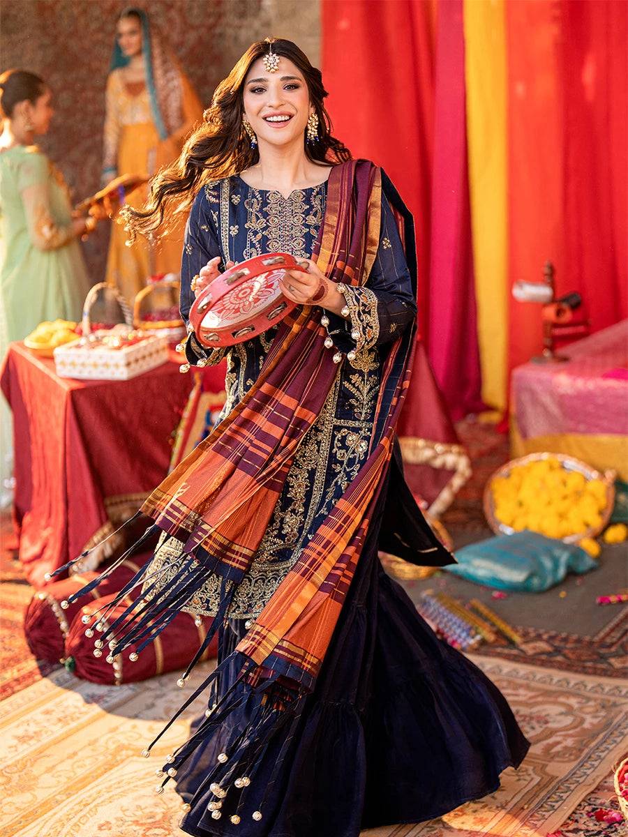 Salitex | Shehnai Festive | No023 by Maria Faisal - Registered Vendor of : Salitex - type : Ladies Clothes - 100% original wedding dresses