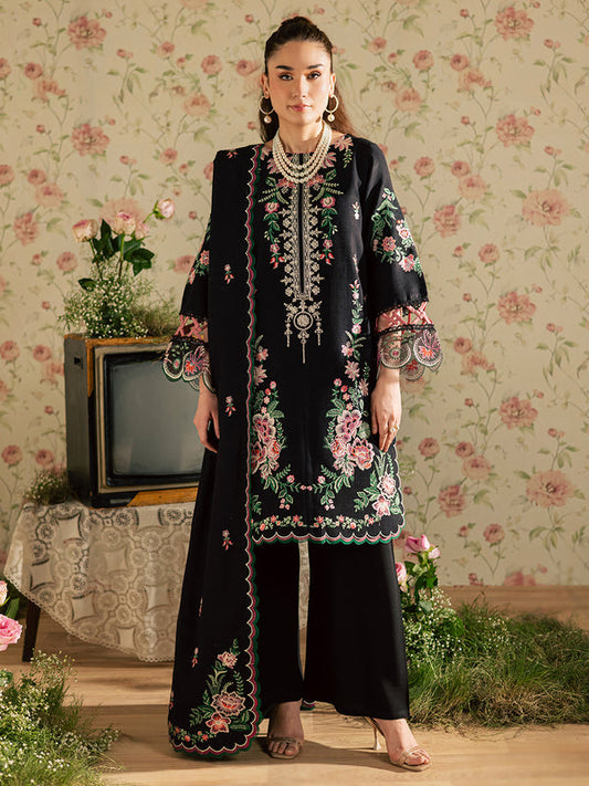 Mahnur | Kaia Slub Linen 25 | K - 14 | 3 PC LINEN - Ladies Clothes - Maria Faisal