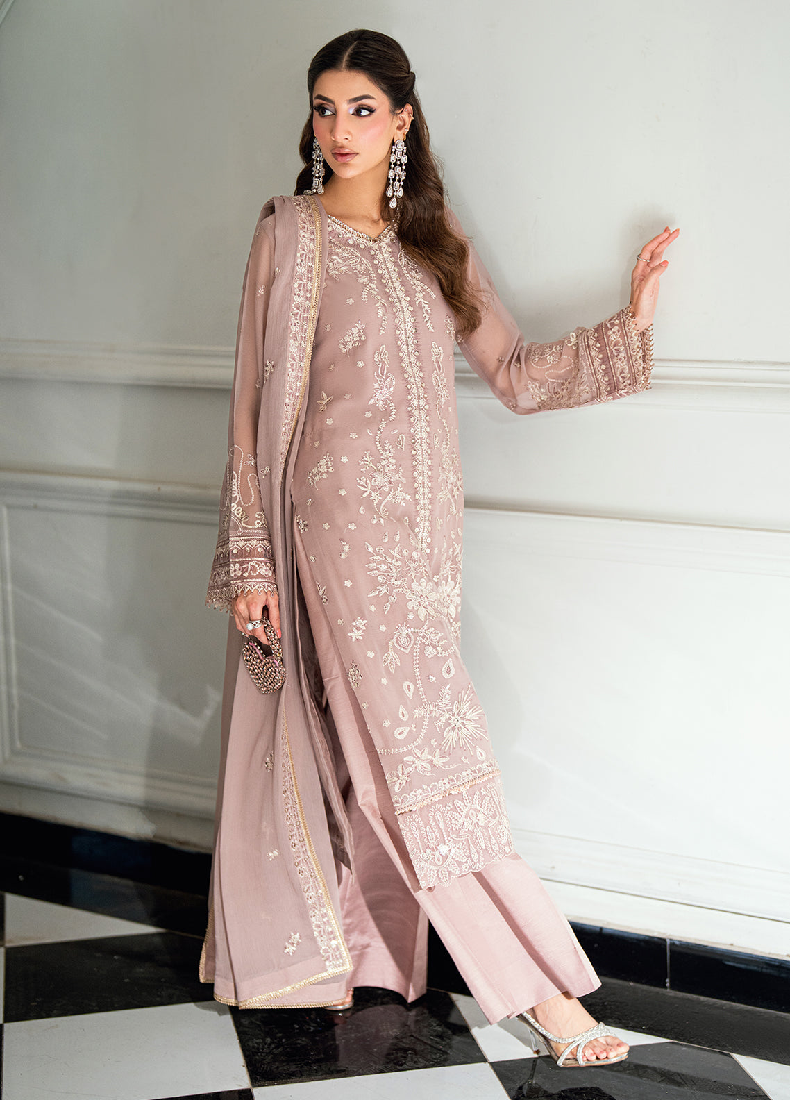 Sahane | Maison D'or Collection | CT 27008 Calianna - Luxury Dress - available at Maria Faisal in UK and USA.