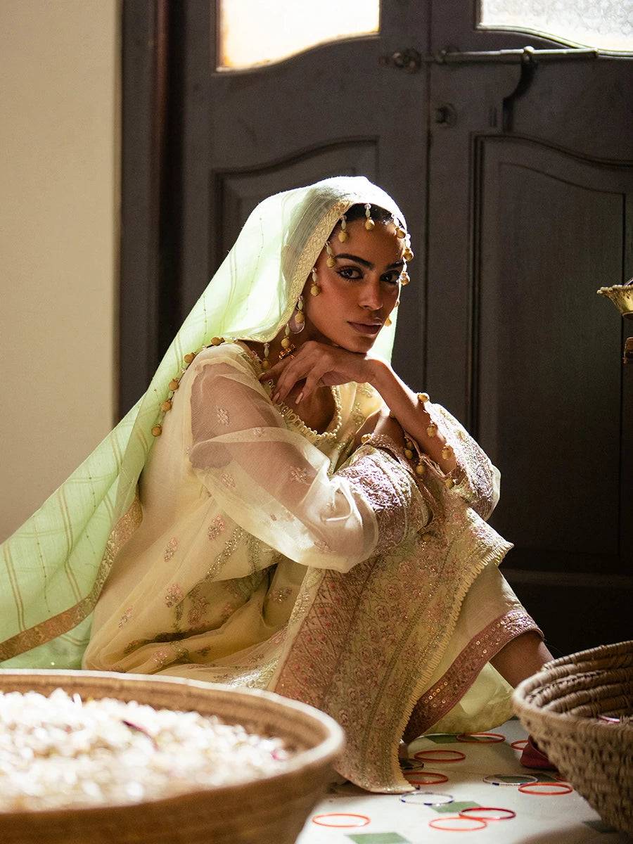 Salitex | Signature Festive Chiffon | JI045 by Maria Faisal - Registered Vendor of : Salitex - type : Ladies Clothes - 100% original wedding dresses