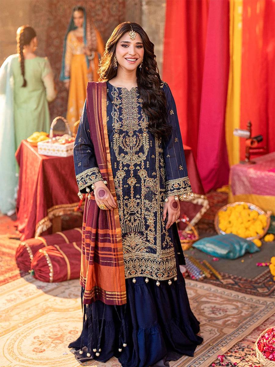 Salitex | Shehnai Festive | No023 by Maria Faisal - Registered Vendor of : Salitex - type : Ladies Clothes - 100% original wedding dresses