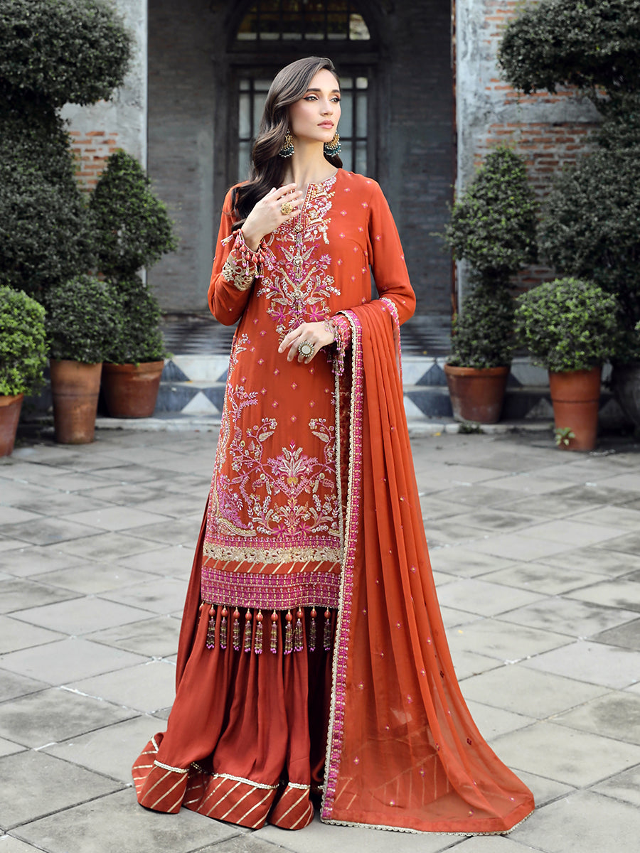 Salitex | Raaya Chiffon 24 | M08 - Wedding Dress - Maria Faisal