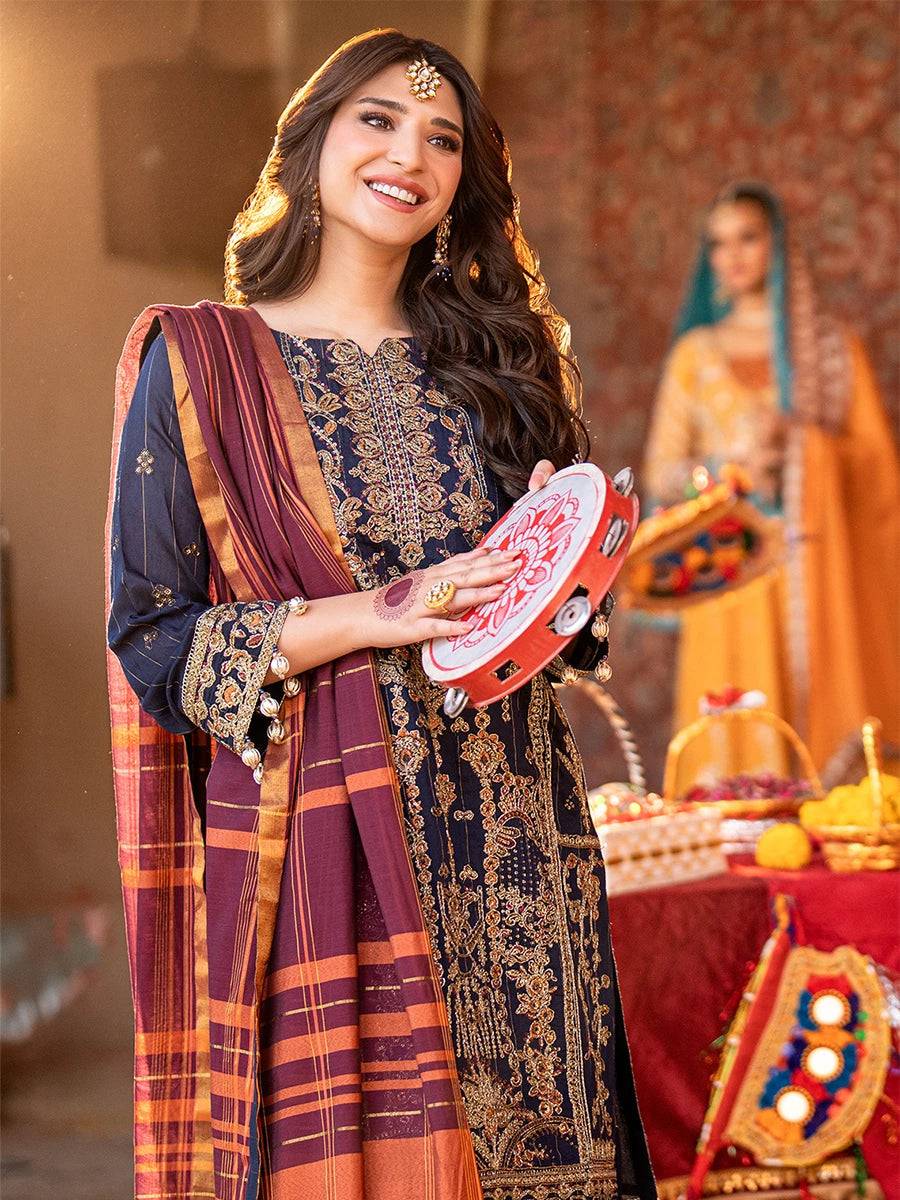 Salitex | Shehnai Festive | No023 by Maria Faisal - Registered Vendor of : Salitex - type : Ladies Clothes - 100% original wedding dresses