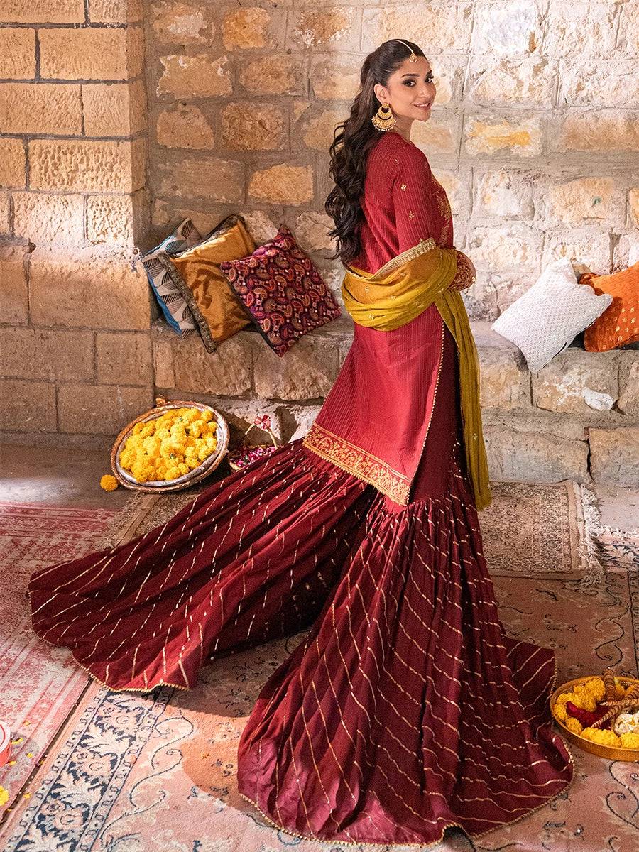 Salitex | Shehnai Festive | No024 by Maria Faisal - Registered Vendor of : Salitex - type : Ladies Clothes - 100% original wedding dresses