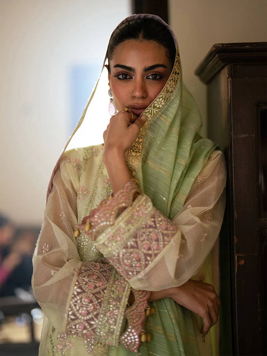 Salitex | Signature Festive Chiffon | JI045 by Maria Faisal - Registered Vendor of : Salitex - type : Ladies Clothes - 100% original wedding dresses