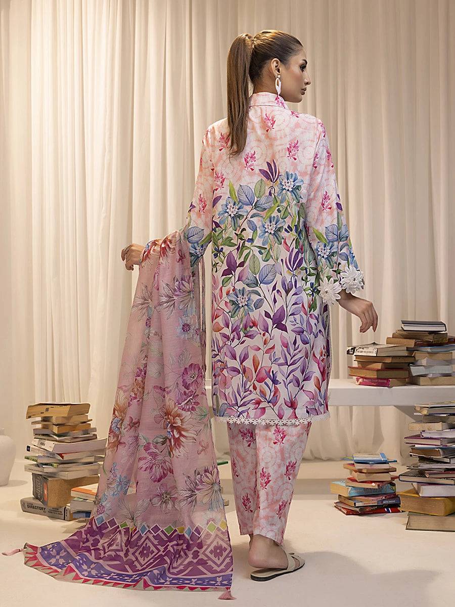 Salitex | Sibel Printed Lawn Silk | ST-04 by Maria Faisal - Registered Vendor of : Salitex - type : Ladies Clothes - 100% original wedding dresses