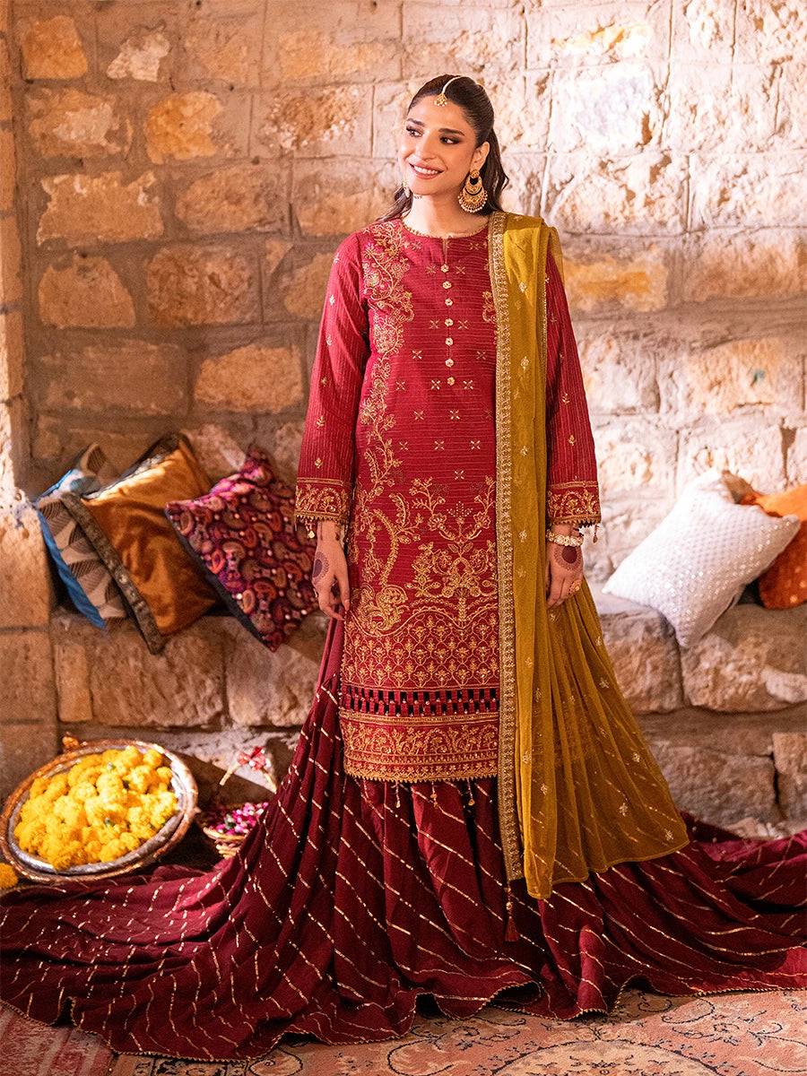 Salitex | Shehnai Festive | No024 by Maria Faisal - Registered Vendor of : Salitex - type : Ladies Clothes - 100% original wedding dresses