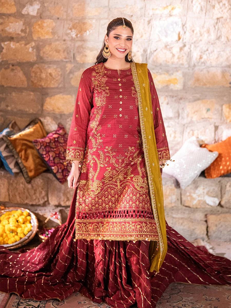 Salitex | Shehnai Festive | No024 by Maria Faisal - Registered Vendor of : Salitex - type : Ladies Clothes - 100% original wedding dresses