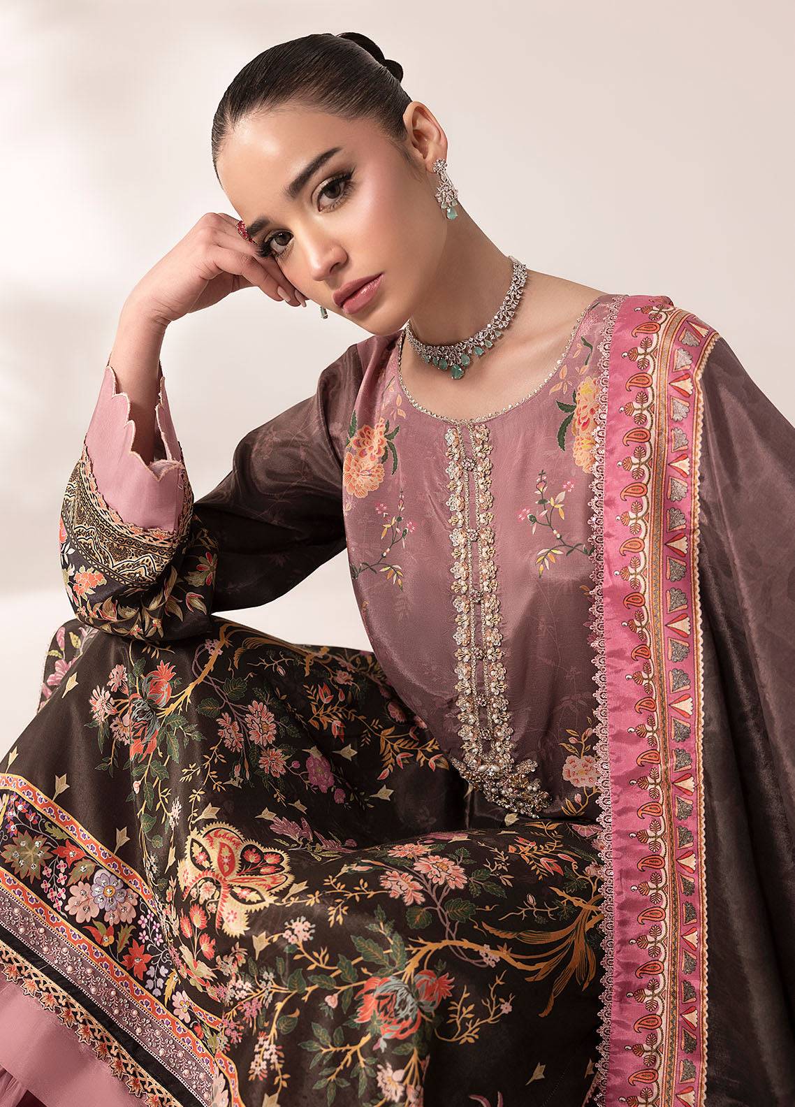 Sahane | Suay Silk Handwork Edit | CT-15007 LILANA - SUAY by Maria Faisal - Registered Vendor of : Sahane - type : Ladies Clothes - 100% original wedding dresses