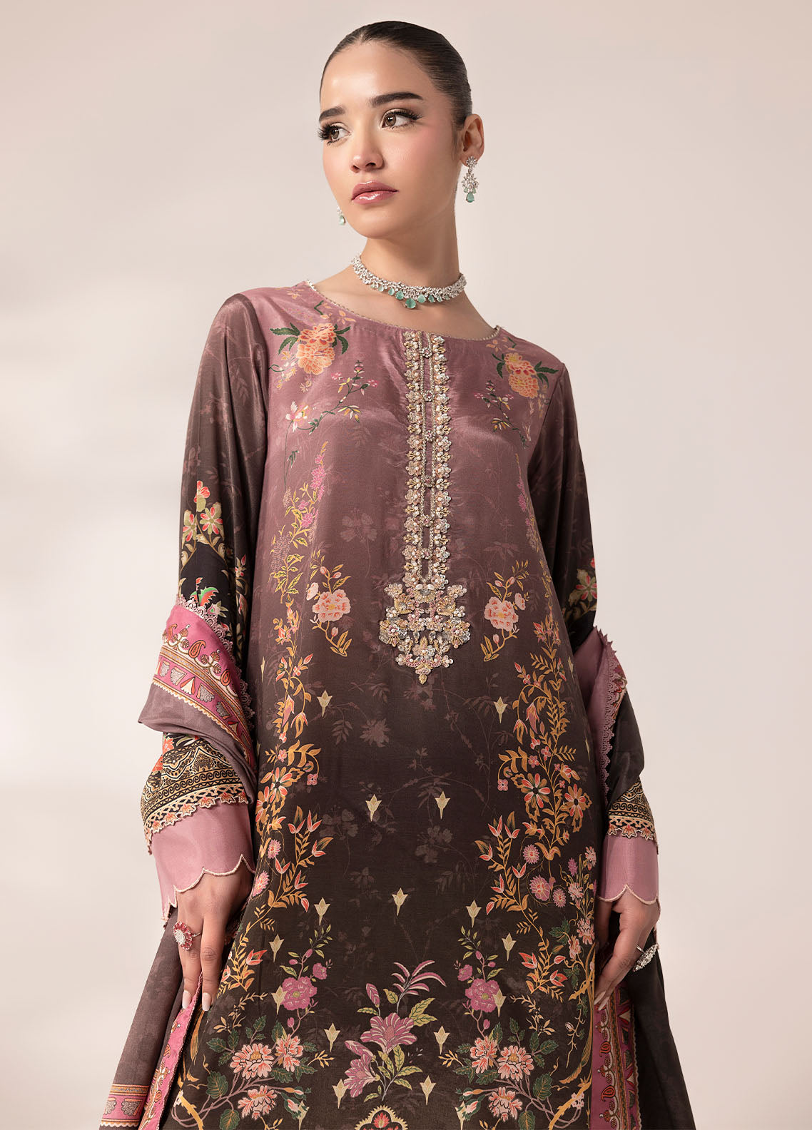 Sahane | Suay Silk Handwork Edit | CT-15007 LILANA - SUAY by Maria Faisal - Registered Vendor of : Sahane - type : Ladies Clothes - 100% original wedding dresses