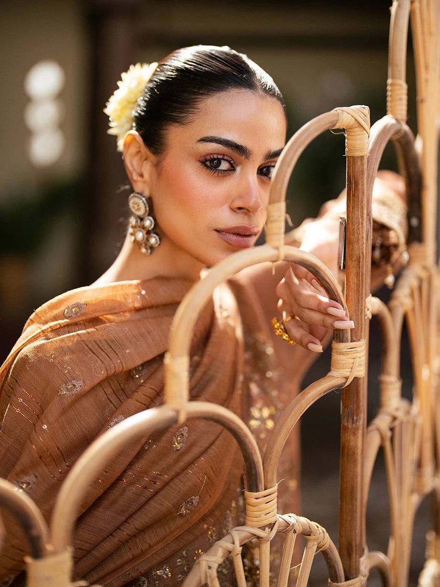 Salitex | Signature Festive Chiffon | JI044 by Maria Faisal - Registered Vendor of : Salitex - type : Ladies Clothes - 100% original wedding dresses