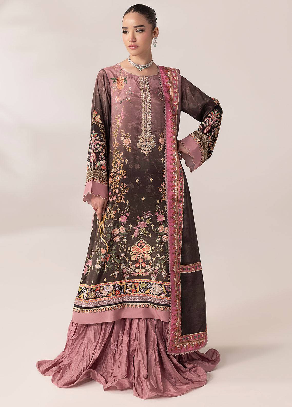 Sahane | Suay Silk Handwork Edit | CT-15007 LILANA - SUAY by Maria Faisal - Registered Vendor of : Sahane - type : Ladies Clothes - 100% original wedding dresses