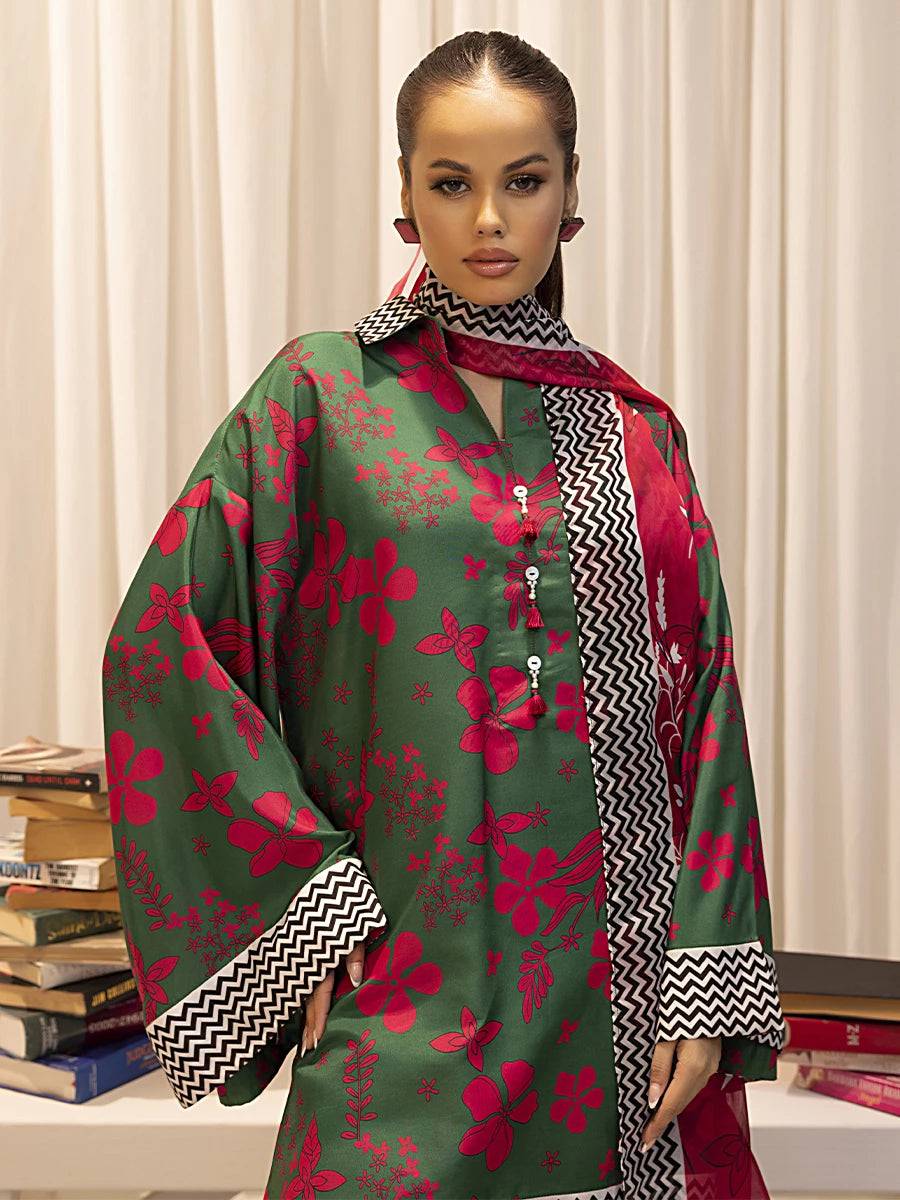 Salitex | Sibel Printed Lawn Silk | ST-01 by Maria Faisal - Registered Vendor of : Salitex - type : Ladies Clothes - 100% original wedding dresses