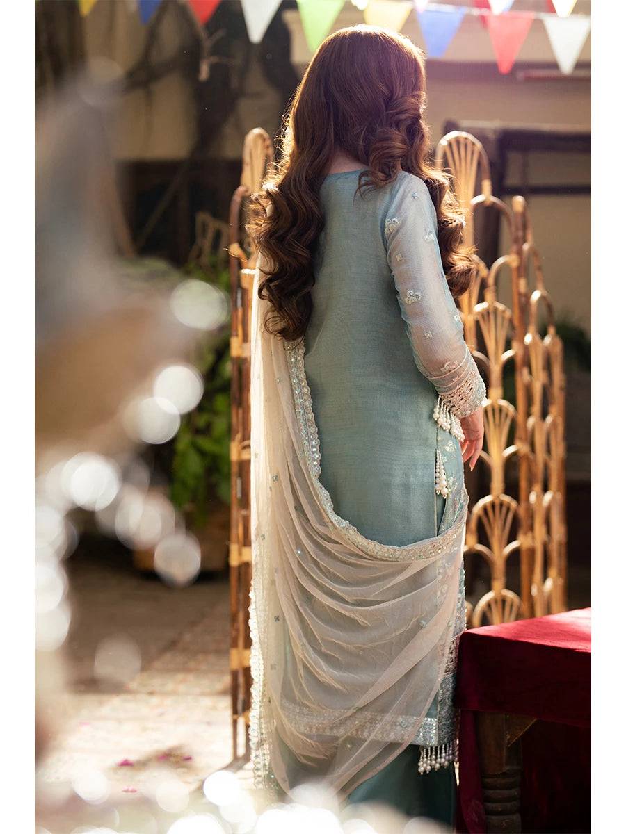 Salitex | Signature Festive Chiffon | JI043 by Maria Faisal - Registered Vendor of : Salitex - type : Ladies Clothes - 100% original wedding dresses