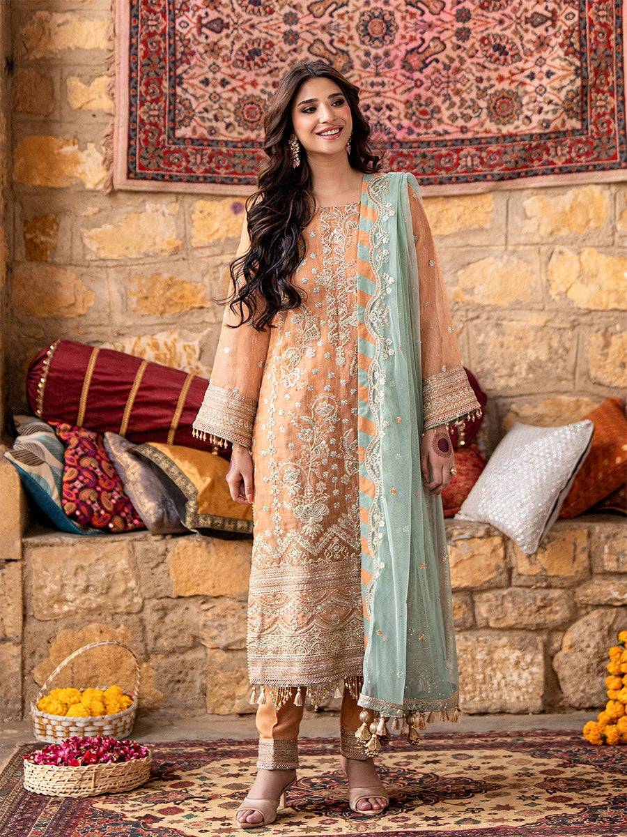 Salitex | Shehnai Festive | No032 by Maria Faisal - Registered Vendor of : Salitex - type : Ladies Clothes - 100% original wedding dresses