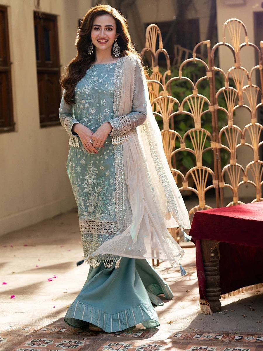 Salitex | Shehnai Festive | JI043 by Maria Faisal - Registered Vendor of : Salitex - type : Ladies Clothes - 100% original wedding dresses