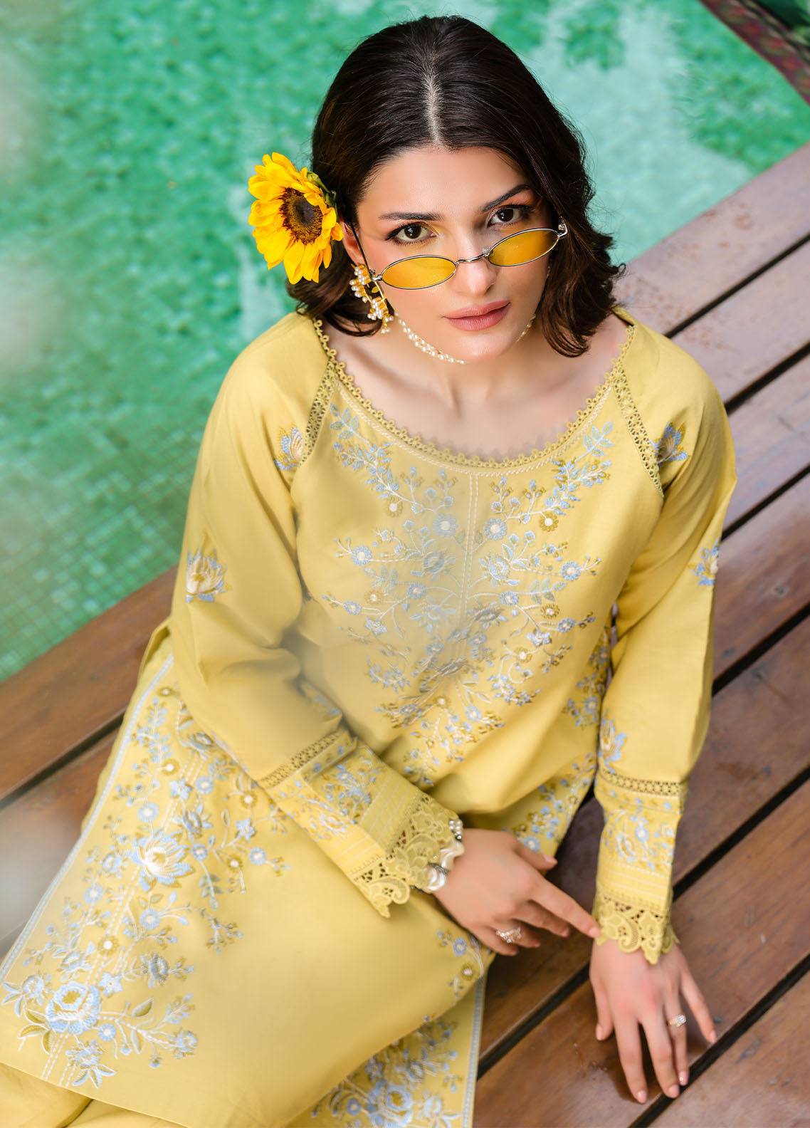Sahane | Lovent Embroidered Pret 25 | ME23006 Corina by Maria Faisal - Registered Vendor of : Sahane - type : Ladies Clothes - 100% original wedding dresses