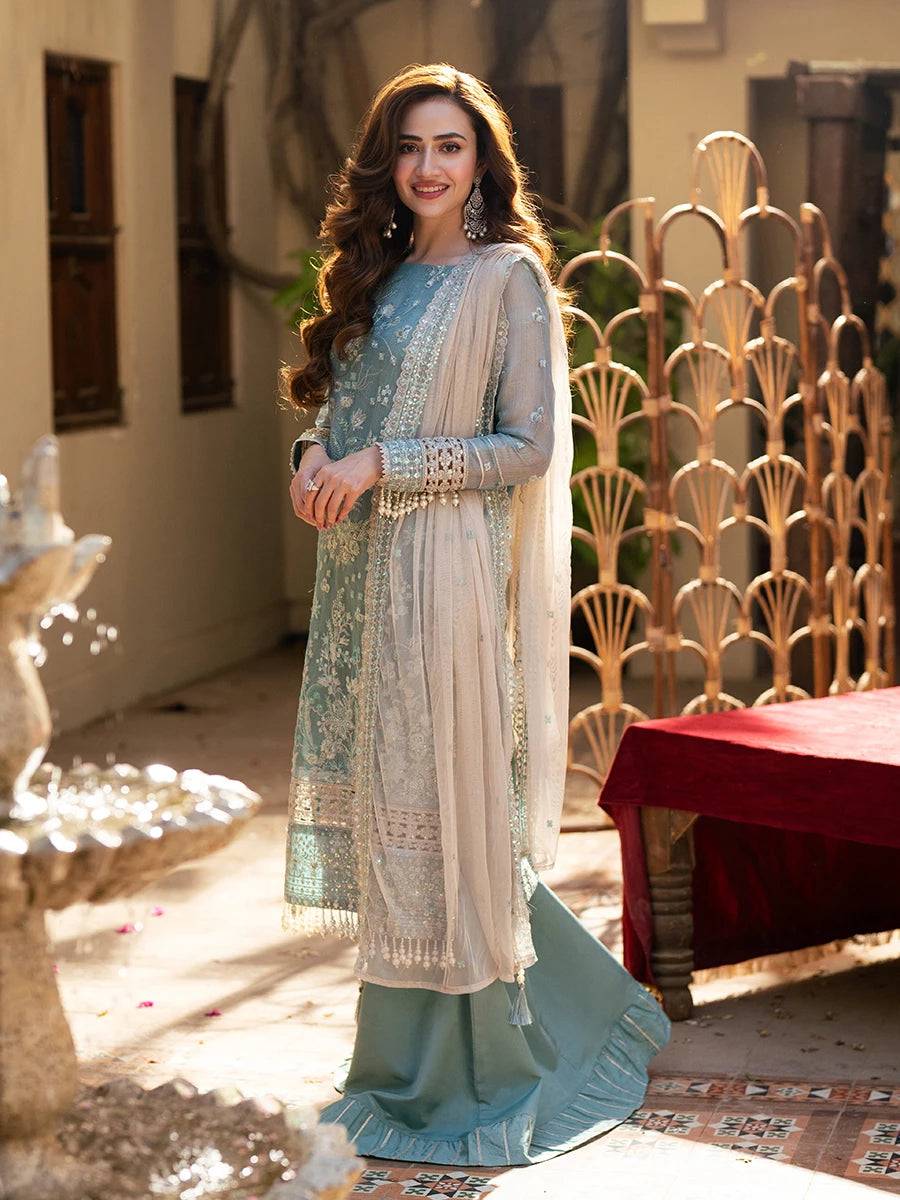 Salitex | Shehnai Festive | JI043 by Maria Faisal - Registered Vendor of : Salitex - type : Ladies Clothes - 100% original wedding dresses