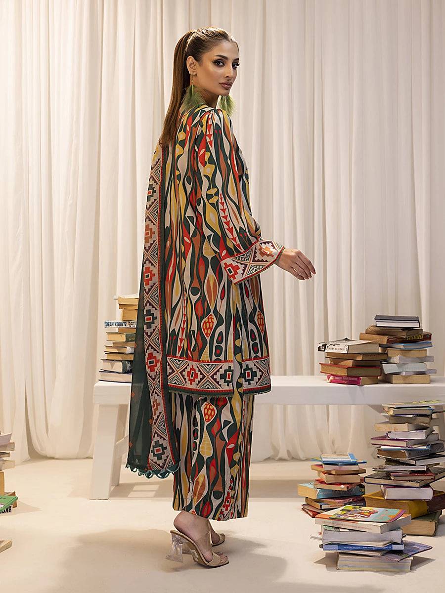 Salitex | Sibel Printed Lawn Silk | ST-05 by Maria Faisal - Registered Vendor of : Salitex - type : Ladies Clothes - 100% original wedding dresses