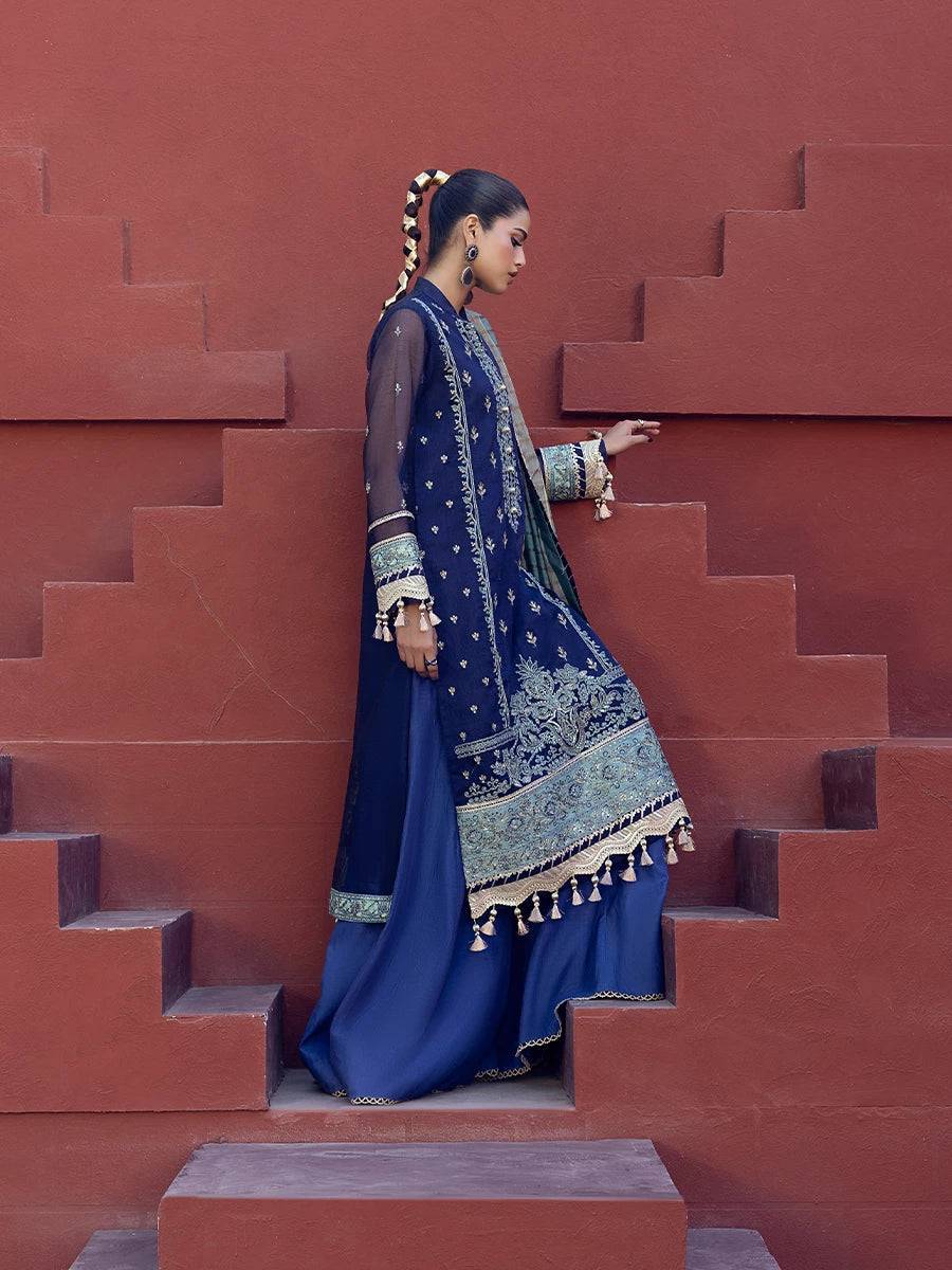 Salitex | Signature Festive Chiffon | JI018 by Maria Faisal - Registered Vendor of : Salitex - type : Ladies Clothes - 100% original wedding dresses