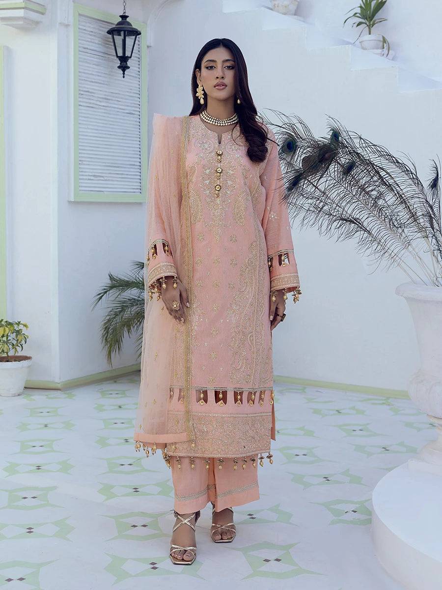 Salitex | Signature Festive Chiffon | NO007 by Maria Faisal - Registered Vendor of : Salitex - type : Ladies Clothes - 100% original wedding dresses