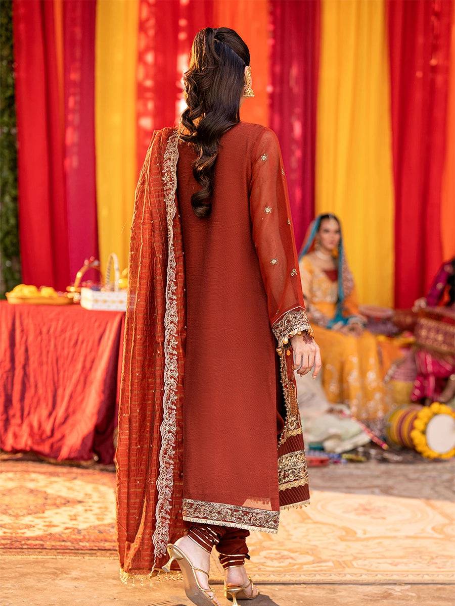 Salitex | Shehnai Festive | JI037 by Maria Faisal - Registered Vendor of : Salitex - type : Ladies Clothes - 100% original wedding dresses