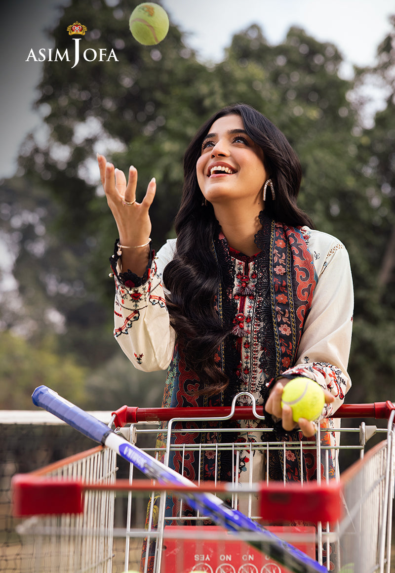 Asim Jofa | Prints Drop 2 | AJUBJ-14 by Maria Faisal - Registered Vendor of : Asim Jofa - type : Ladies Clothes - 100% original wedding dresses