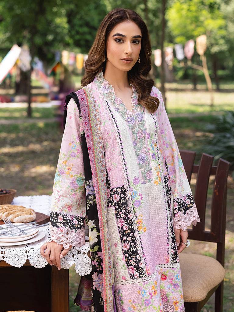 Rajbari | Schiffli Printkari Exclusive | Schiffli Printkari - 01 by Maria Faisal - Registered Vendor of : Rajbari - type : Ladies Clothes - 100% original wedding dresses