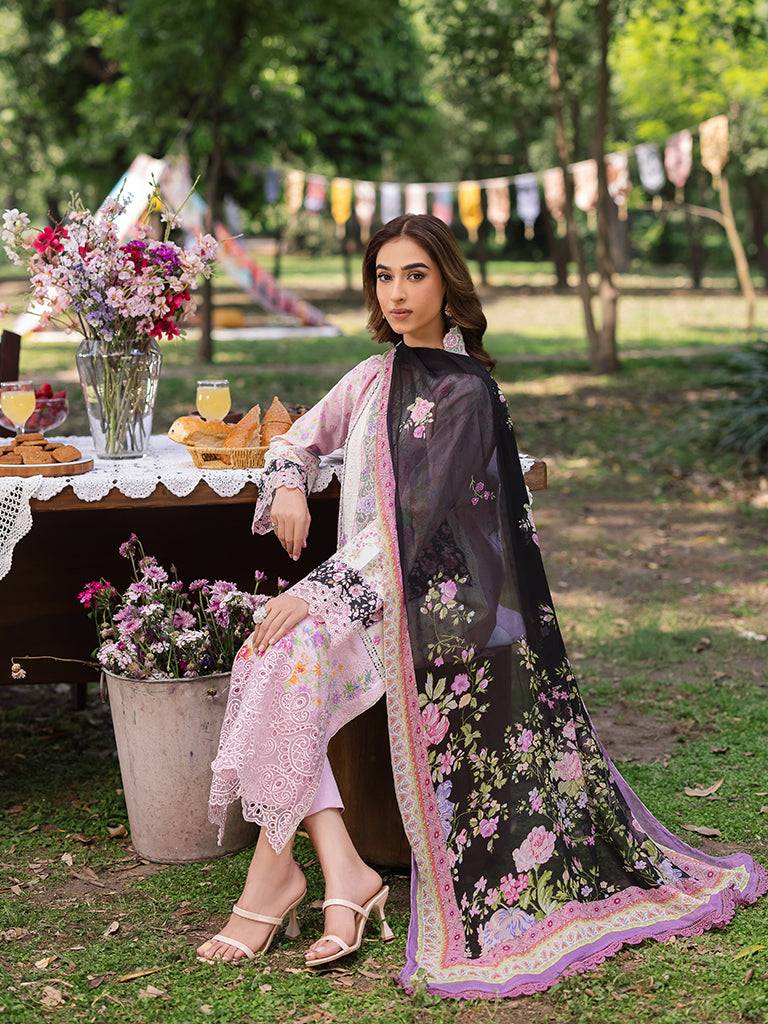 Rajbari | Schiffli Printkari Exclusive | Schiffli Printkari - 01 by Maria Faisal - Registered Vendor of : Rajbari - type : Ladies Clothes - 100% original wedding dresses