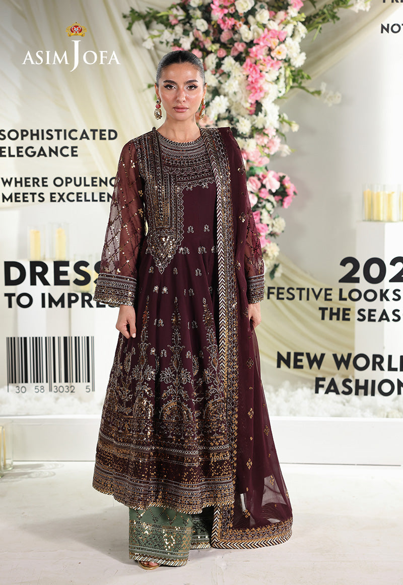 Asim Jofa | En Vogue |AJUEV-09 - Ladies Clothes - Maria Faisal