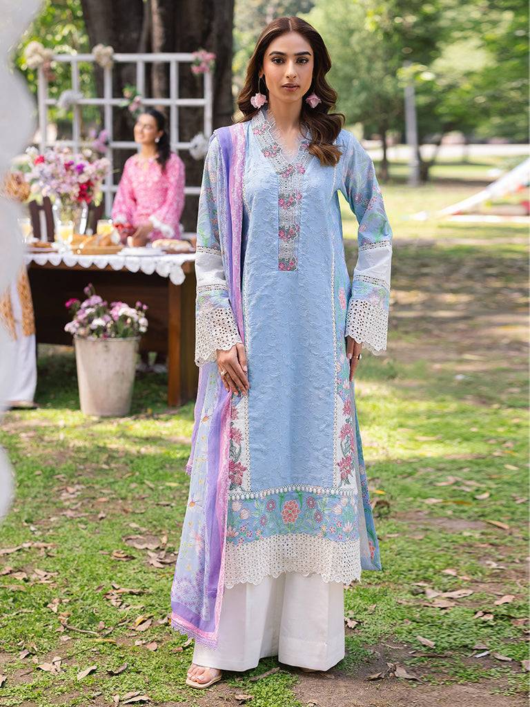 Rajbari | Schiffli Printkari Exclusive | Schiffli Printkari - 04 by Maria Faisal - Registered Vendor of : Rajbari - type : Ladies Clothes - 100% original wedding dresses
