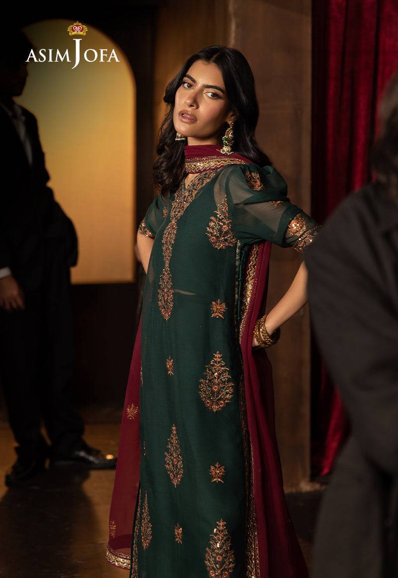 Asim Jofa | Luxury Festive Rejoice | AJLFF-02 by Maria Faisal - Registered Vendor of : Asim Jofa - type : Ladies Clothes - 100% original wedding dresses