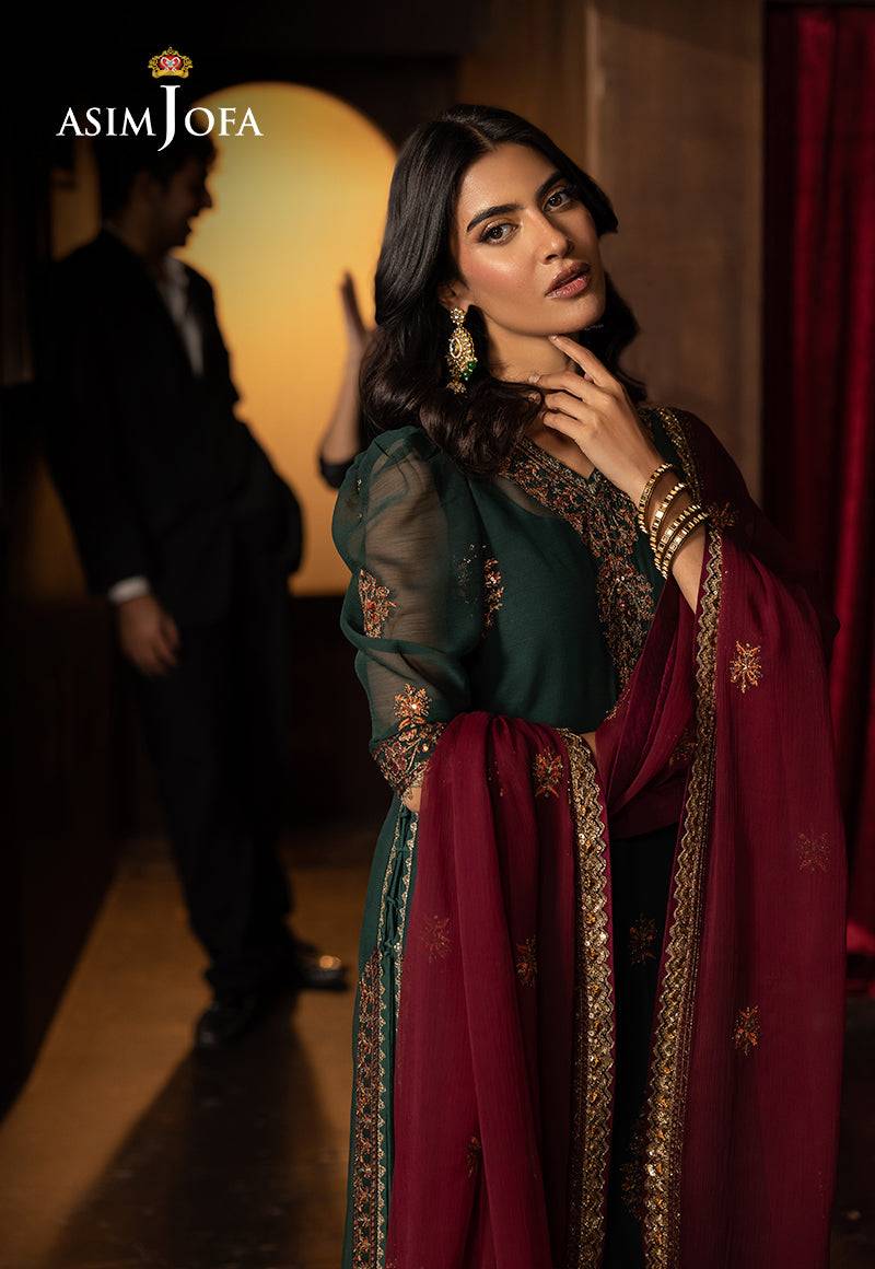 Asim Jofa | Luxury Festive Rejoice | AJLFF-02 by Maria Faisal - Registered Vendor of : Asim Jofa - type : Ladies Clothes - 100% original wedding dresses